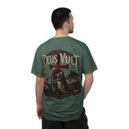 Christian Crusader T-Shirt — "Deus Vult" Psalm 115:1 Graphic Tee