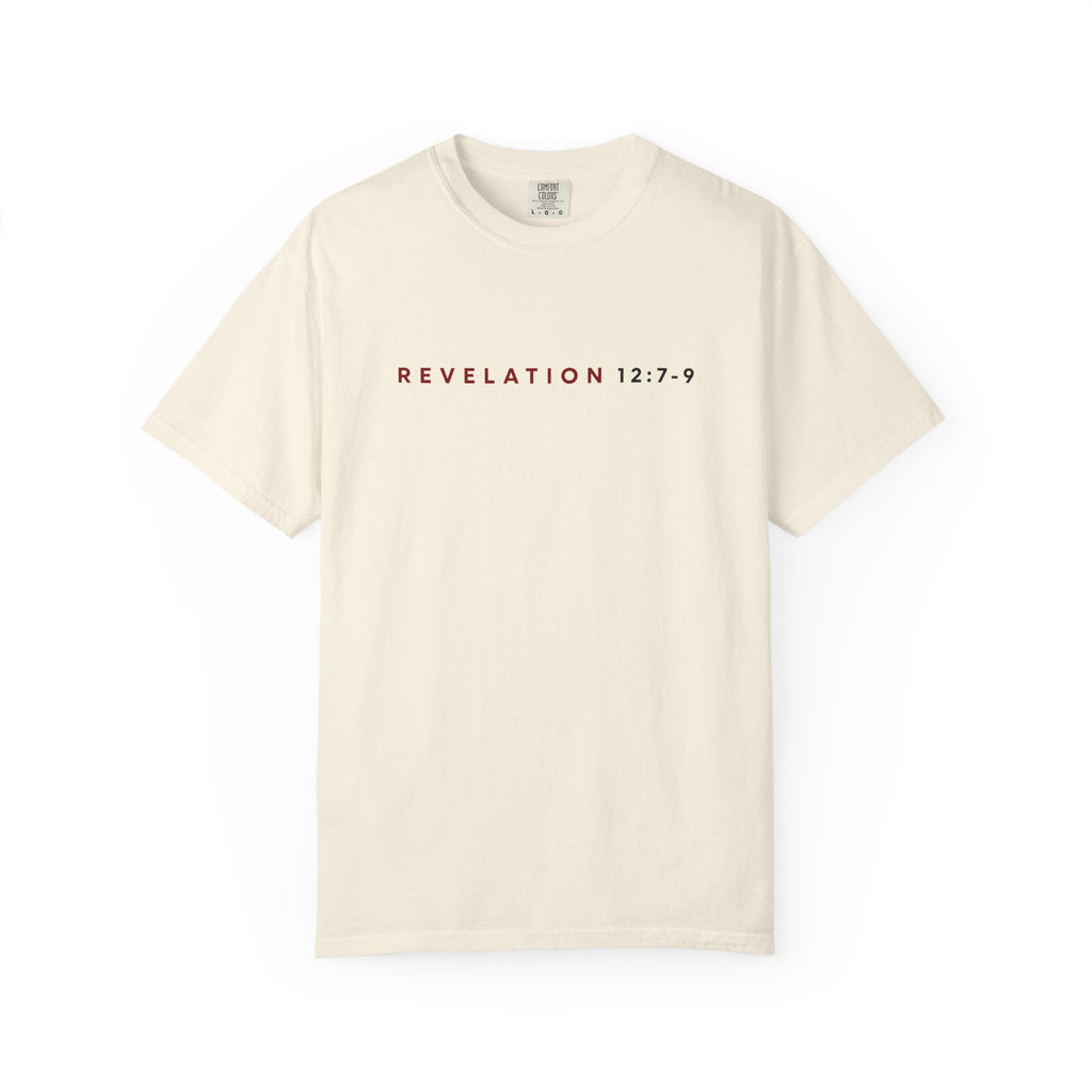 St. Michael 'Make No Peace With Evil' T-Shirt — Revelations 12:7-9 Christian Tee