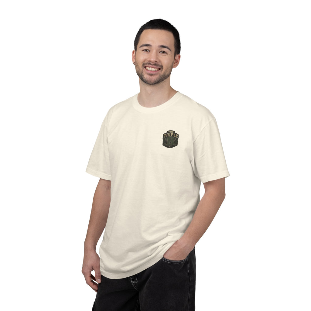Barbell Brotherhood Weightlifting Tee — Lion, Bear & Gorilla Gym Shirt