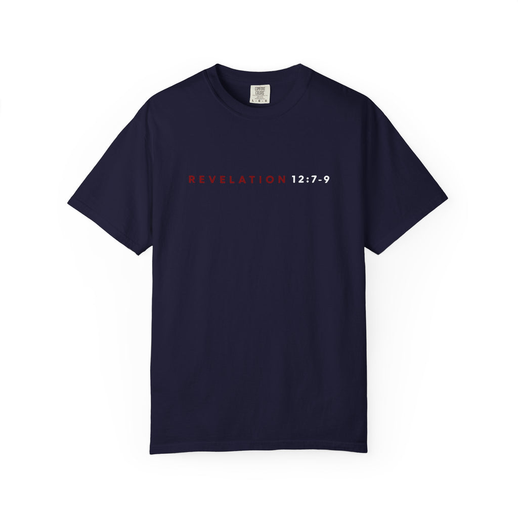 St. Michael 'Make No Peace With Evil' T-Shirt — Revelations 12:7-9 Christian Tee