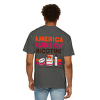 America Runs On Nicotine T-Shirt — Funny Nicotine Meme Tee