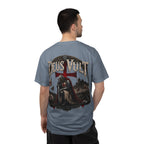 Christian Crusader T-Shirt — "Deus Vult" Psalm 115:1 Graphic Tee