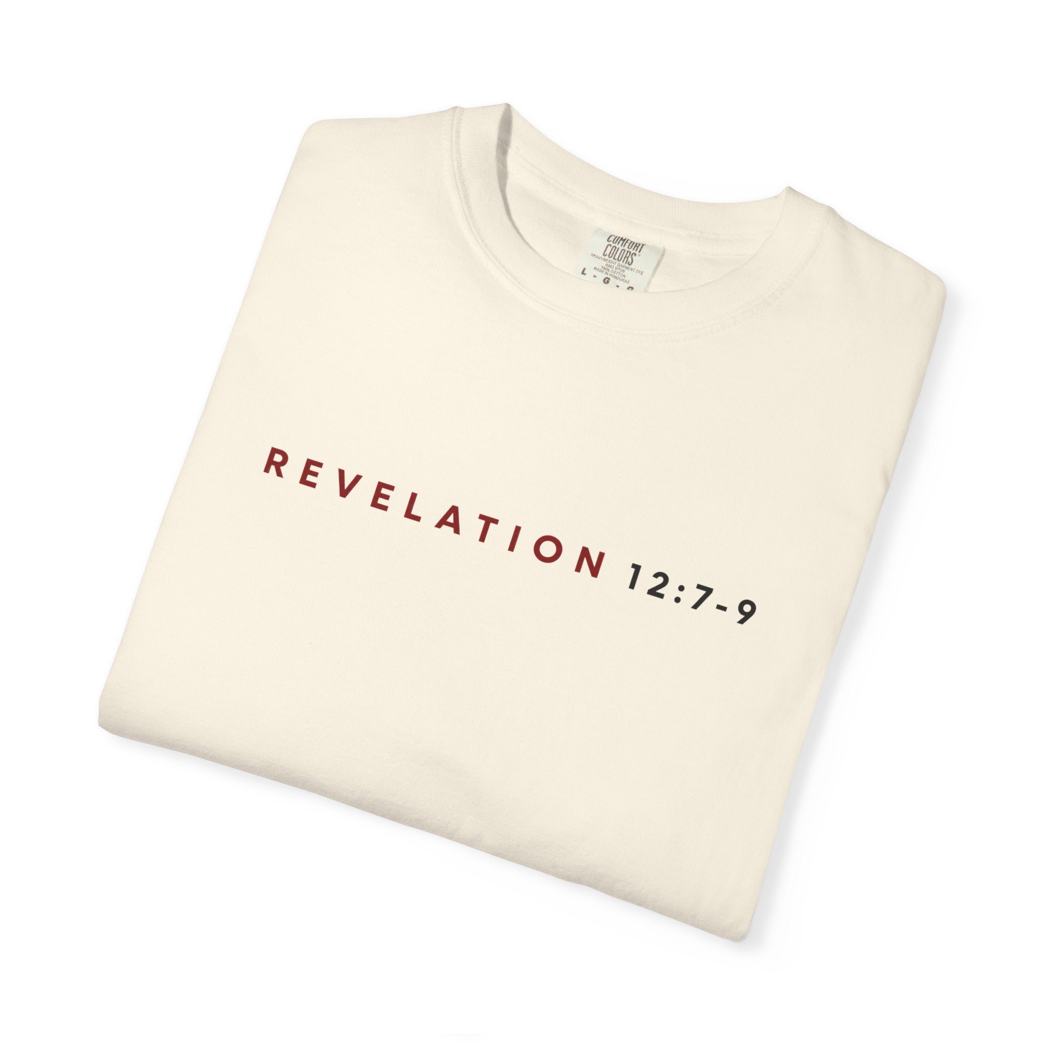 St. Michael 'Make No Peace With Evil' T-Shirt — Revelations 12:7-9 Christian Tee