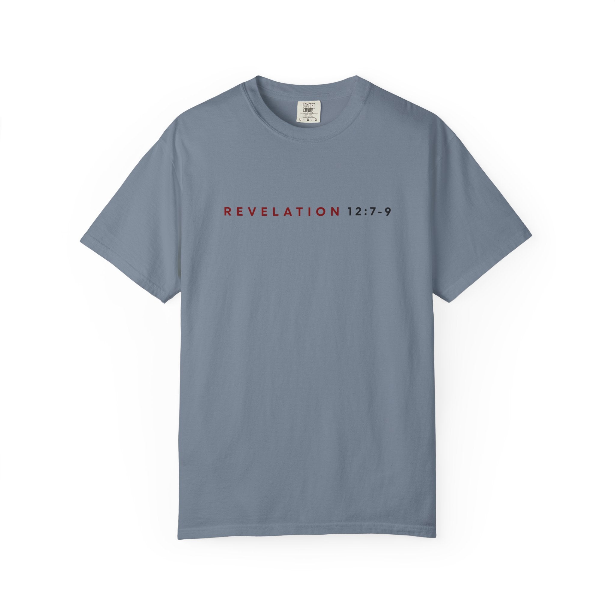St. Michael 'Make No Peace With Evil' T-Shirt — Revelations 12:7-9 Christian Tee