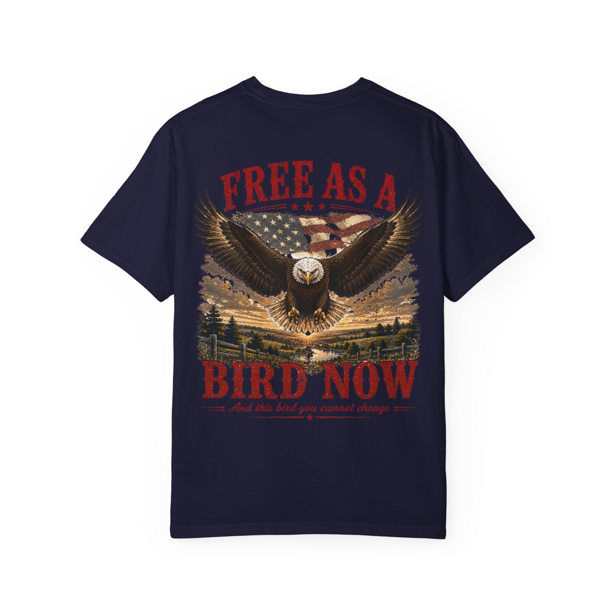 Free As A Bird — Vintage Americana Eagle Tee