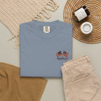 Freedom 250 Embroidered Flag Tee | King Thread Co.