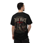 Christian Crusader T-Shirt — "Deus Vult" Psalm 115:1 Graphic Tee