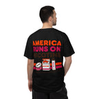 America Runs On Nicotine T-Shirt — Funny Nicotine Meme Tee