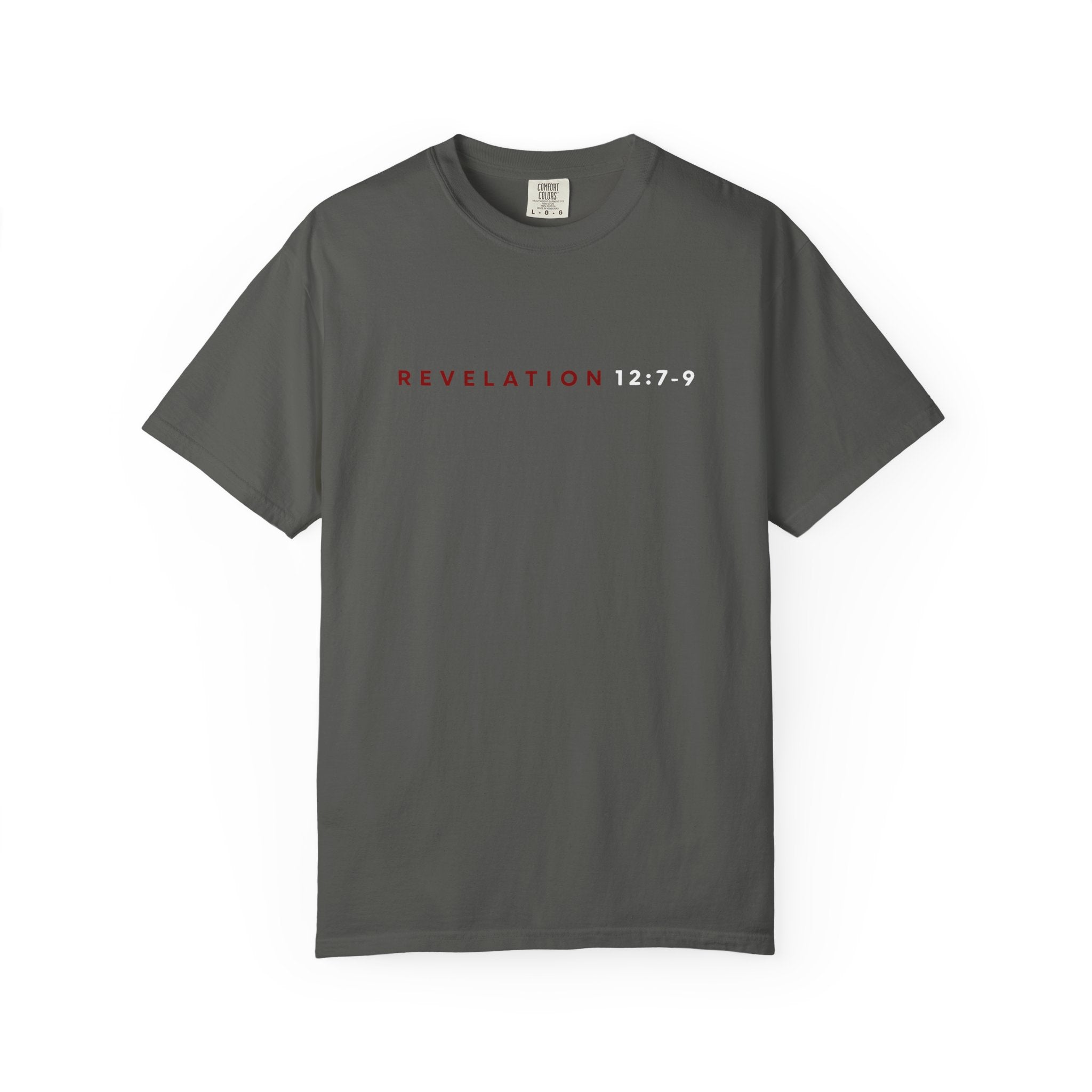 St. Michael 'Make No Peace With Evil' T-Shirt — Revelations 12:7-9 Christian Tee