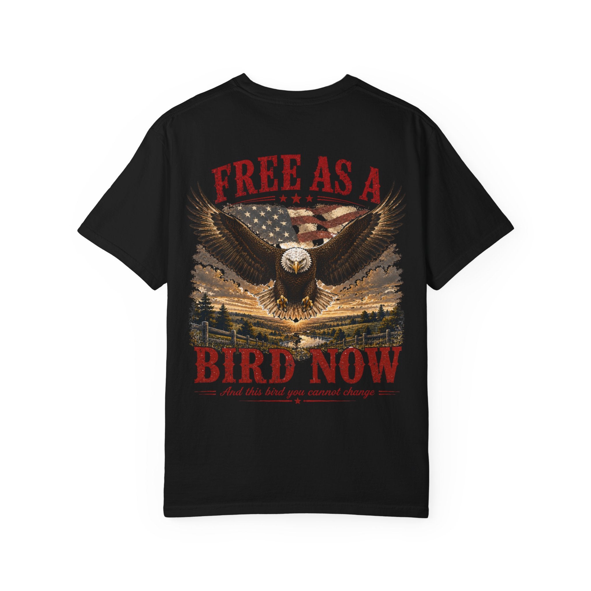 Free As A Bird — Vintage Americana Eagle Tee