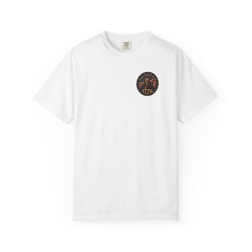 Courage Forged a Nation T-Shirt — 1776•2026 Patriotic George Washington Crossing the Delaware