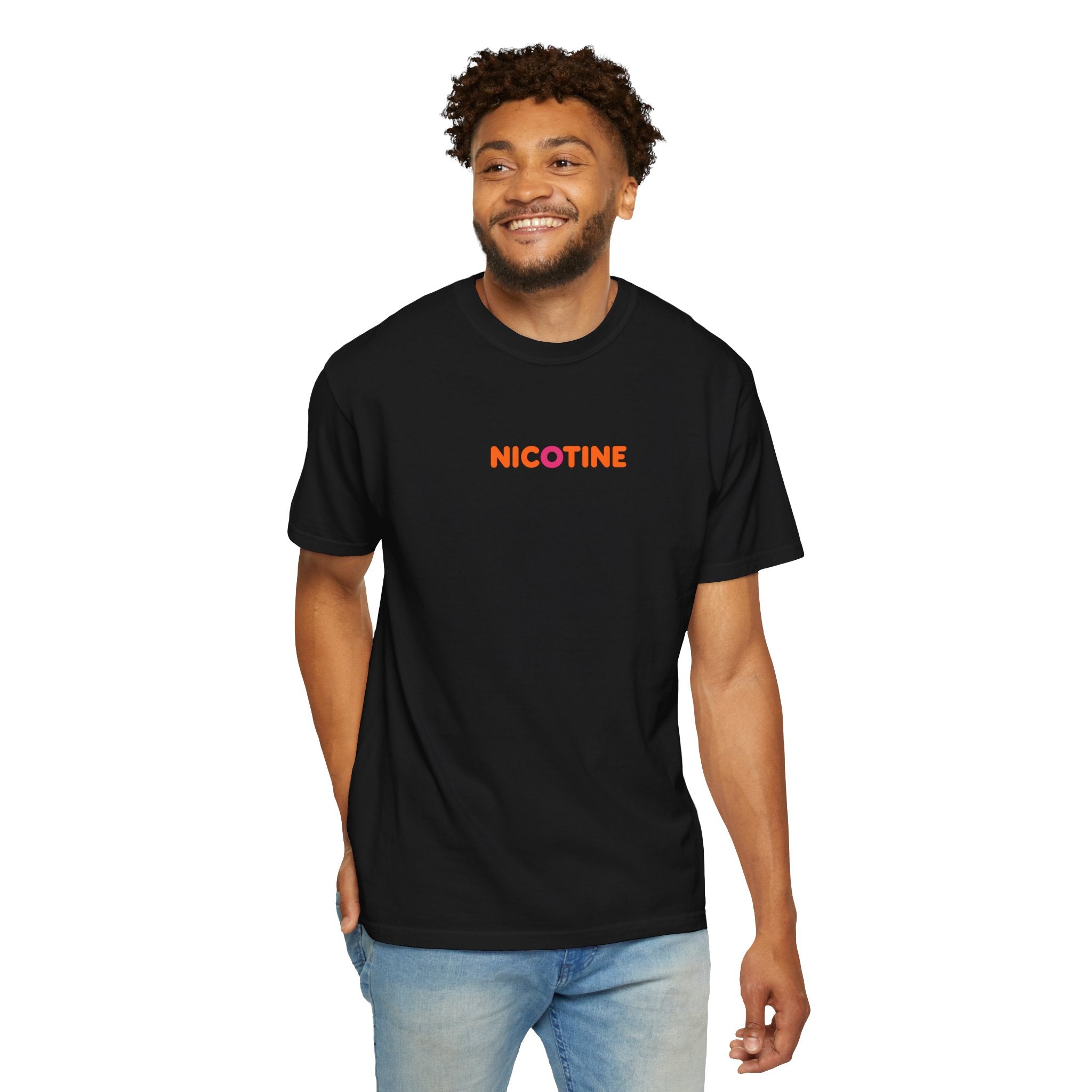 America Runs On Nicotine T-Shirt — Funny Nicotine Meme Tee