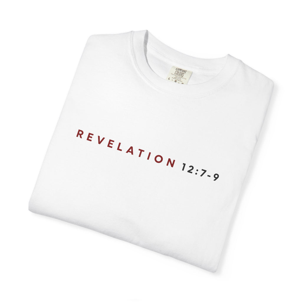 St. Michael 'Make No Peace With Evil' T-Shirt — Revelations 12:7-9 Christian Tee