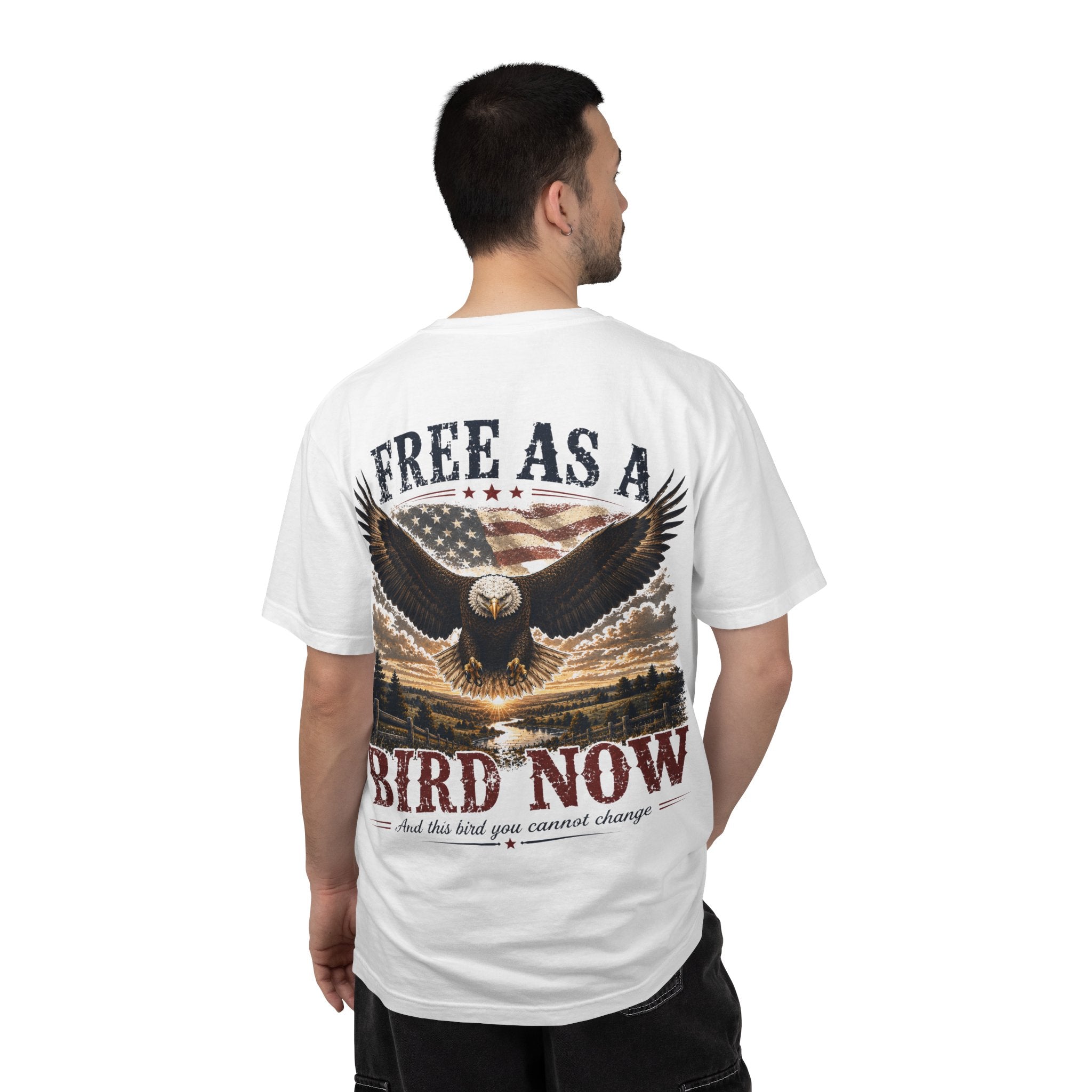 Free As A Bird — Vintage Americana Eagle Tee