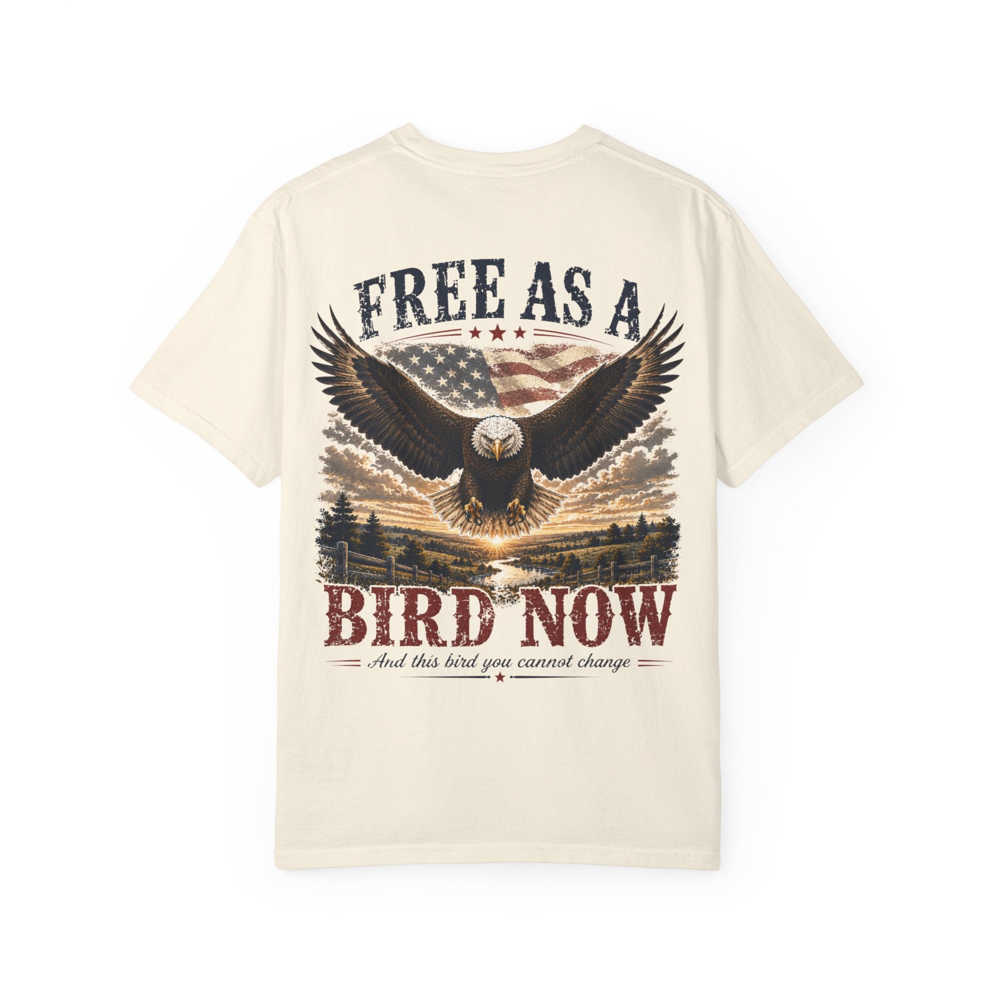 Free As A Bird — Vintage Americana Eagle Tee