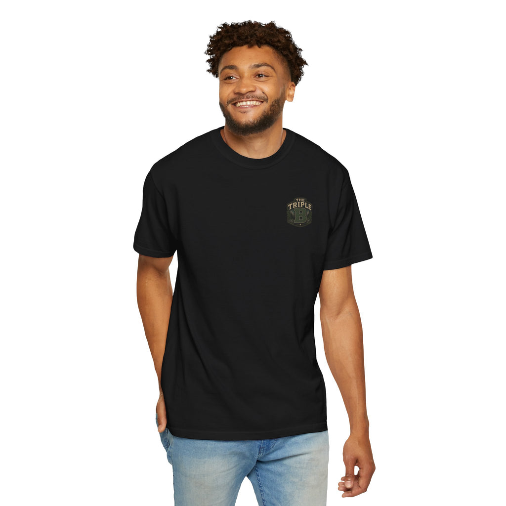 Barbell Brotherhood Weightlifting Tee — Lion, Bear & Gorilla Gym Shirt