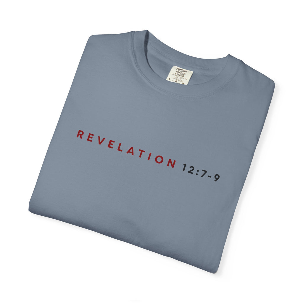 St. Michael 'Make No Peace With Evil' T-Shirt — Revelations 12:7-9 Christian Tee