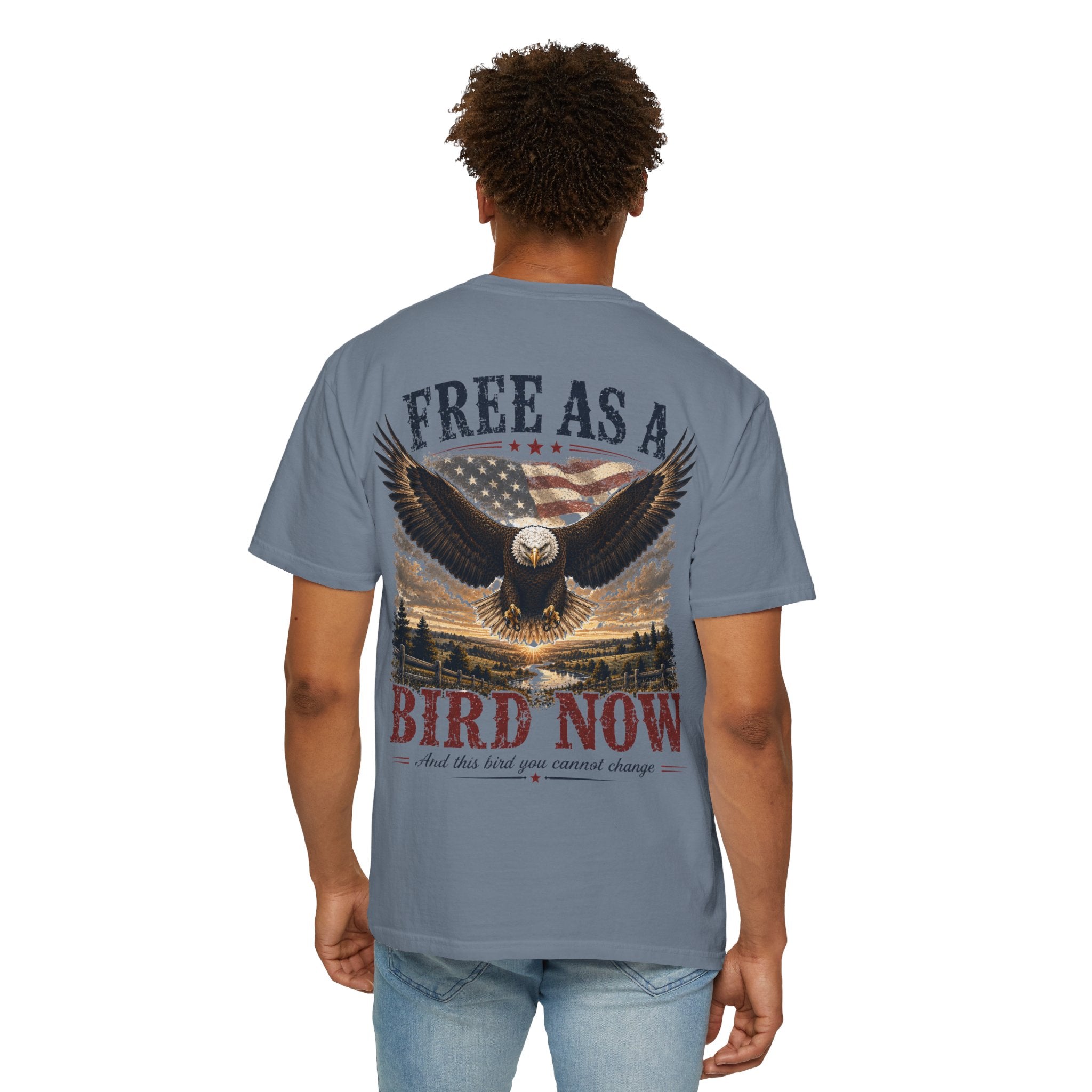 Free As A Bird — Vintage Americana Eagle Tee