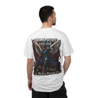St. Michael 'Make No Peace With Evil' T-Shirt — Revelations 12:7-9 Christian Tee