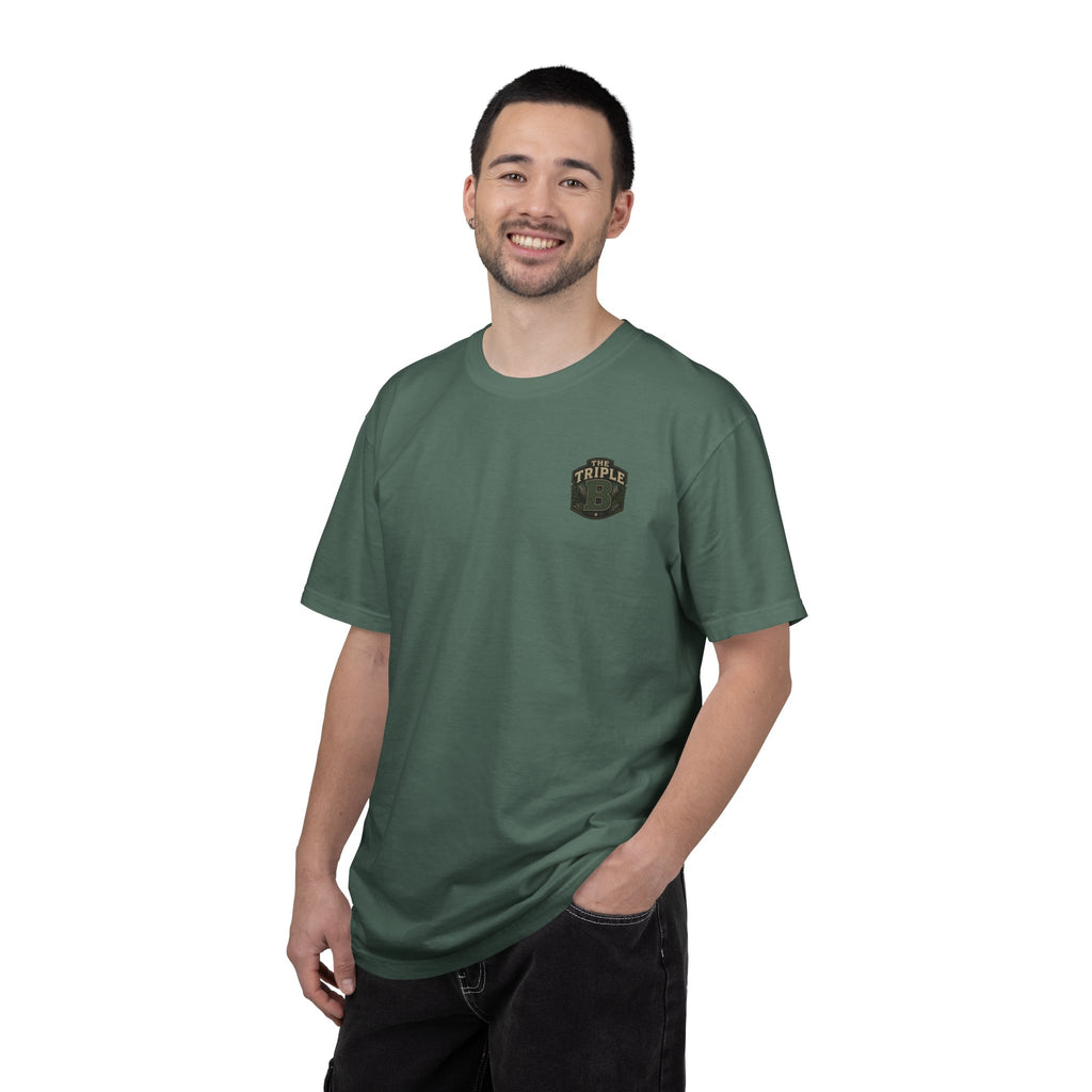 Barbell Brotherhood Weightlifting Tee — Lion, Bear & Gorilla Gym Shirt