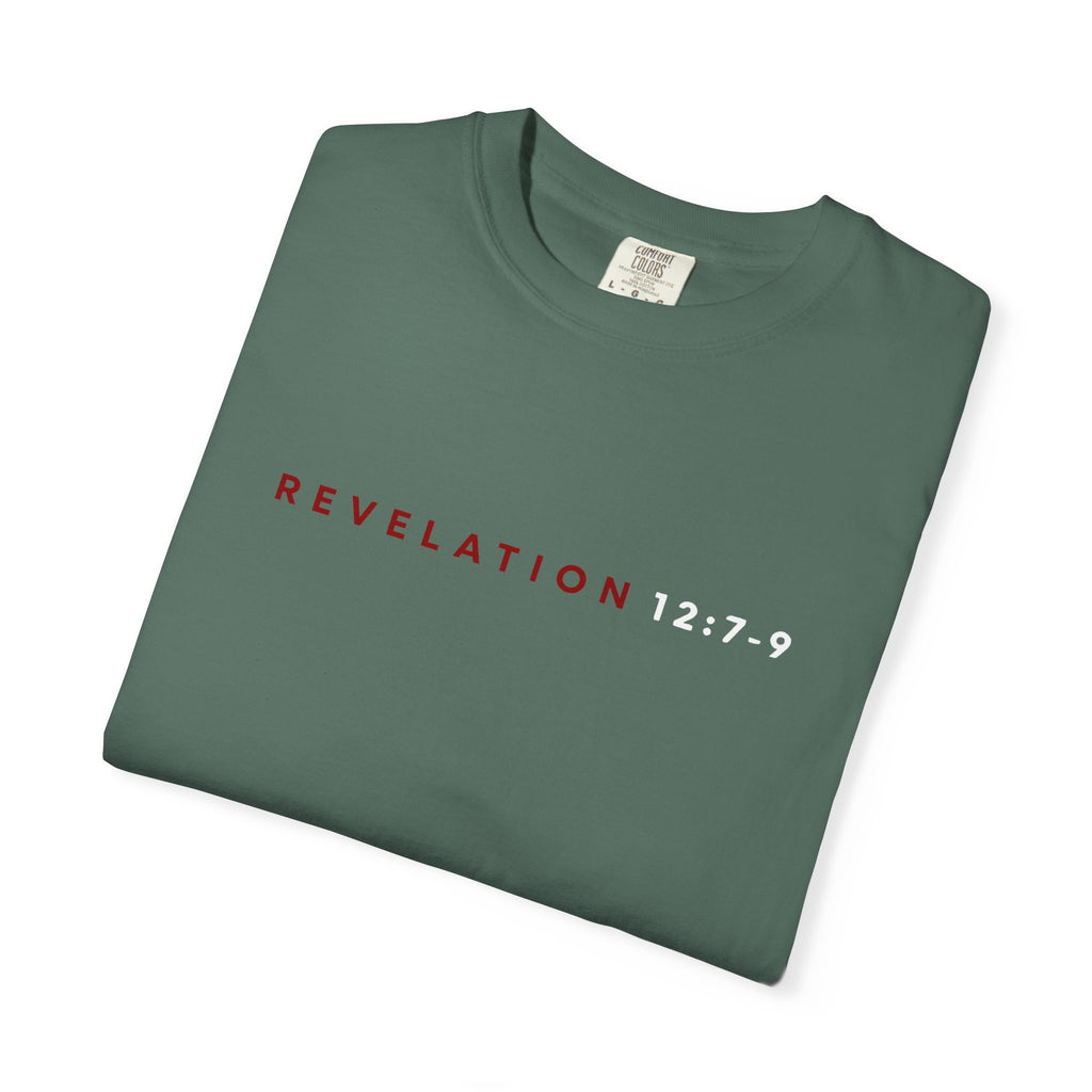 St. Michael 'Make No Peace With Evil' T-Shirt — Revelations 12:7-9 Christian Tee