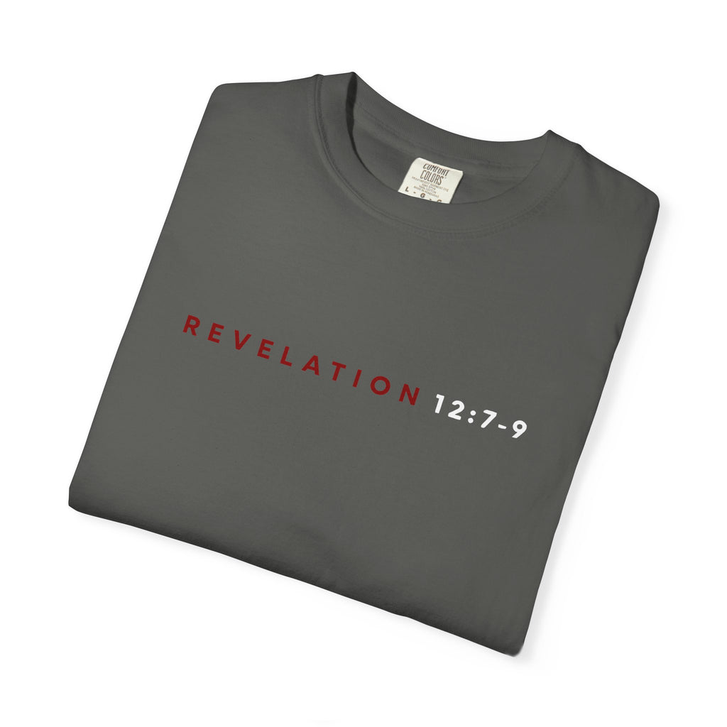 St. Michael 'Make No Peace With Evil' T-Shirt — Revelations 12:7-9 Christian Tee