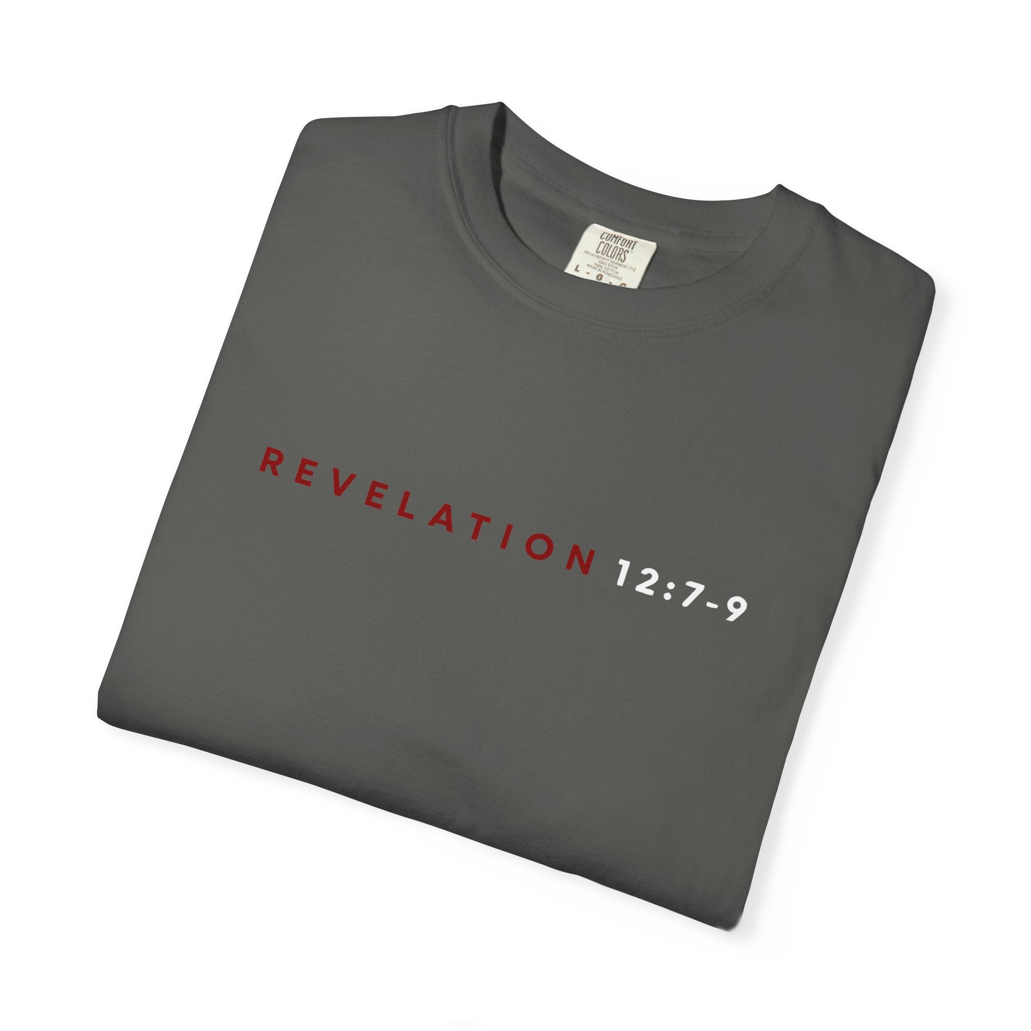 St. Michael 'Make No Peace With Evil' T-Shirt — Revelations 12:7-9 Christian Tee